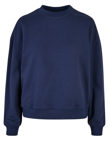BUI-BY212-Ladies Oversized Crewneck Sweatshirt