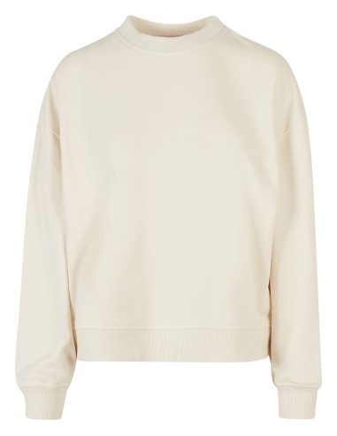 BUI-BY212-Ladies Oversized Crewneck Sweatshirt