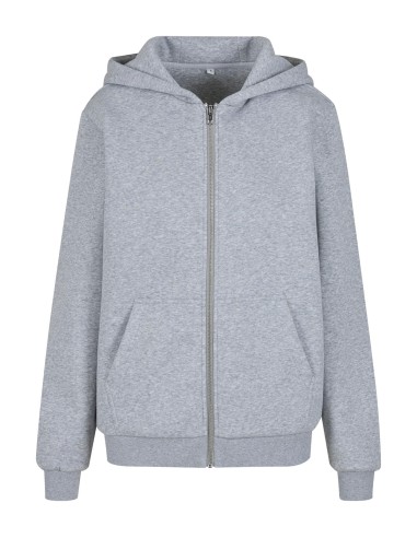 BUI-BY290-Ladies Fluffy Zip Hoody