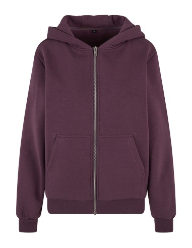 BUI-BY290-Ladies Fluffy Zip Hoody