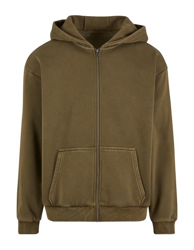 BUI-BY295-Vintage Heavy Zip Hoodie
