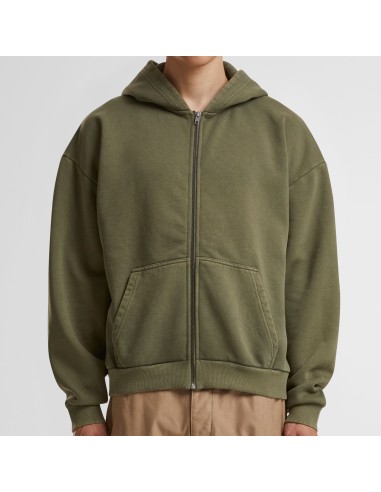 BUI-BY295-Vintage Heavy Zip Hoodie