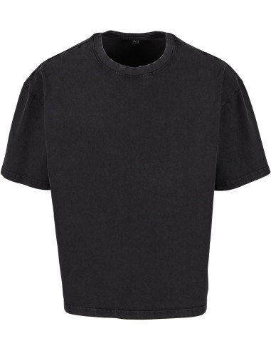 BUI-BY435-Vintage Cropped Heavy Oversize Tee