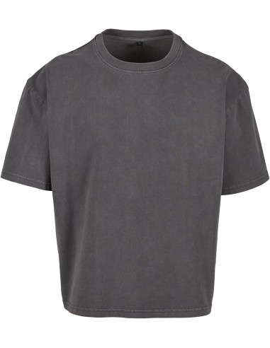 BUI-BY435-Vintage Cropped Heavy Oversize Tee
