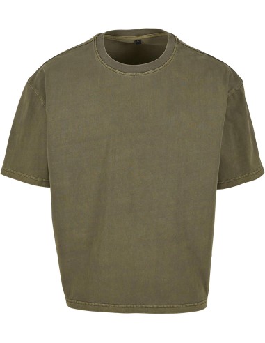 BUI-BY435-Vintage Cropped Heavy Oversize Tee