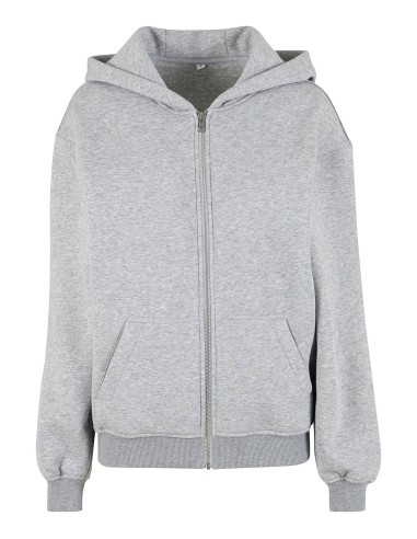 BUI-BY445-Ladies Loose Fit Zip Hoody