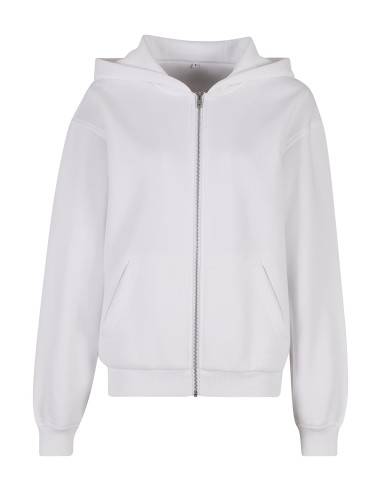 BUI-BY445-Ladies Loose Fit Zip Hoody
