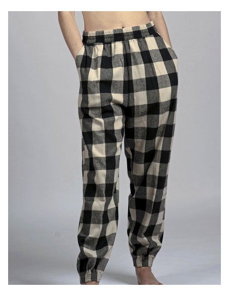 BUR-8810-Flannel Jogger Pant