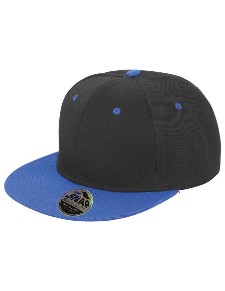 R-RC082X-Bronx Original Flat Peak Snapback Dual Colour Cap