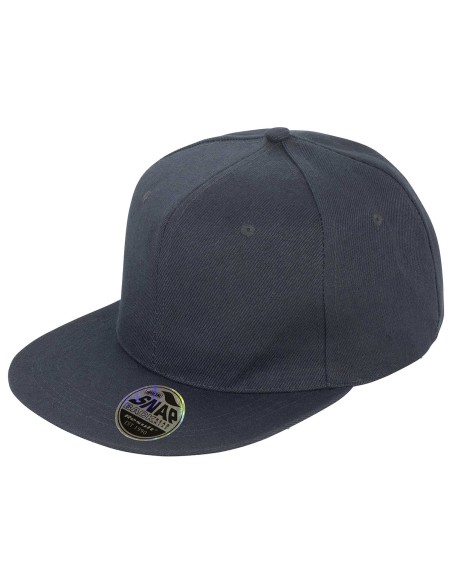 R-RC083X-Bronx Original Flat Peak Snapback Cap