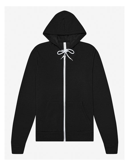 CAN-3739-Unisex Poly-Cotton Fleece Full-Zip Hoodie
