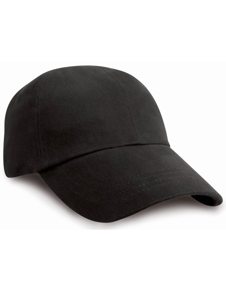 R-RC24J-Casquette junior en coton brossé robuste de profil bas