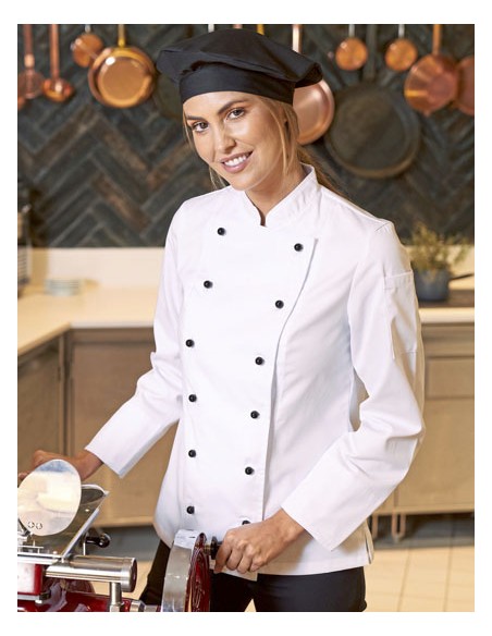 CGW-09071-01-Ladies Chef Jacket Rimini