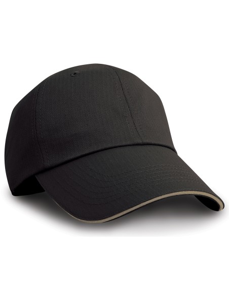 R-RC38X-Casquette Herringbone à chevrons à visière en sandwich