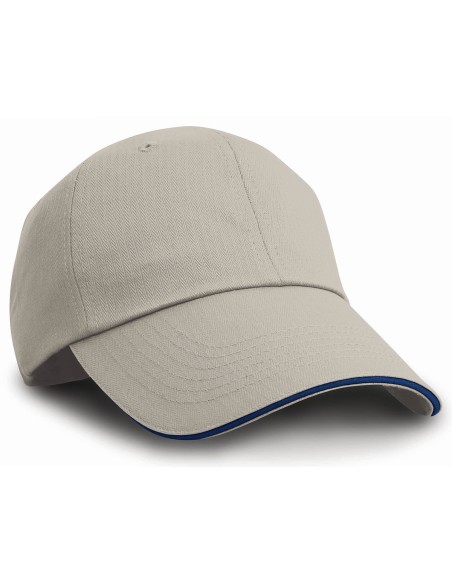 R-RC38X-Casquette Herringbone à chevrons à visière en sandwich