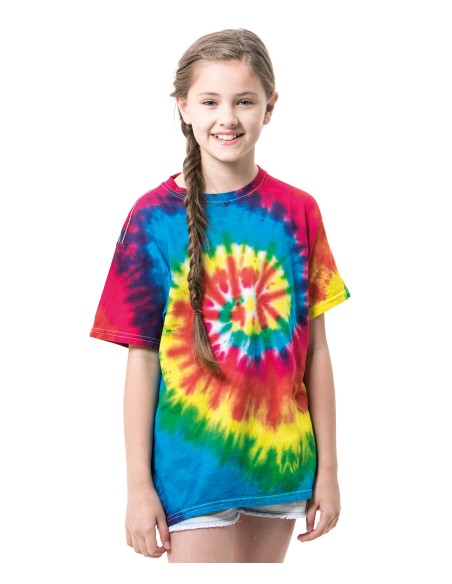 COL-TD02B-T-shirt pour enfants Tie- dye