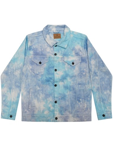 COL-TD32M-Veste en denim tie-dye
