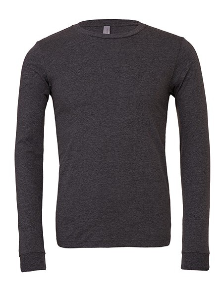 B-3501CVC-Unisex Heather CVC Long Sleeve Tee