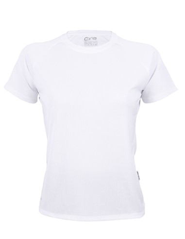 CON-CSL01-Ladies Rainbow Tech Tee