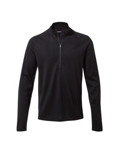 CRA-CEU001-EXPERT MERINO HALF ZIP LONG SLEEVED BASELAYER II