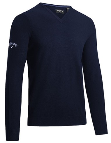 CAL-CGGS80Z2-Mens V-Neck Merino Sweater