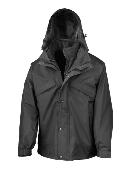 R-RE68A-Veste 3-en-1 à zip et attache