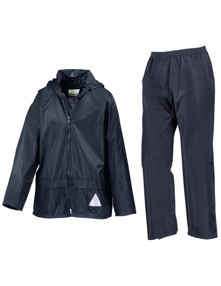 R-RE95J-Ensemble veste/pantalon imperméable épais Junior