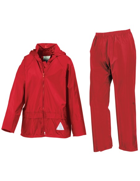 R-RE95J-Ensemble veste/pantalon imperméable épais Junior