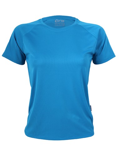 CON-CSL01-Ladies Rainbow Tech Tee