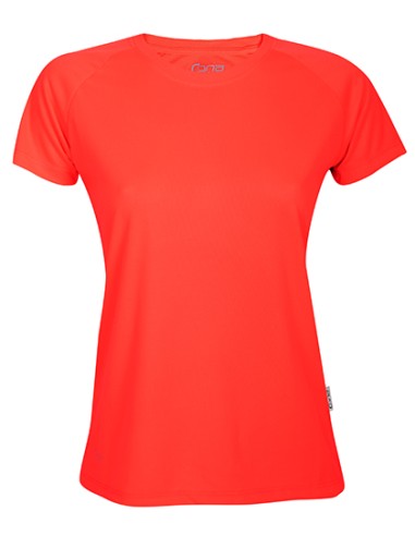 CON-CSL01-Ladies Rainbow Tech Tee