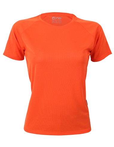 CON-CSL01-Ladies Rainbow Tech Tee