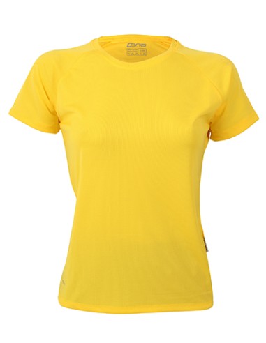 CON-CSL01-Ladies Rainbow Tech Tee