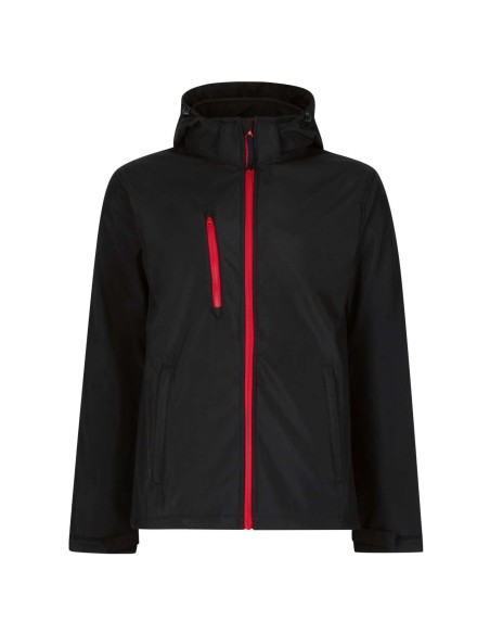 R-RETRA701-VENTURER 3 LAYER HOODED PRINTABLE SOFTSHELL JACKET