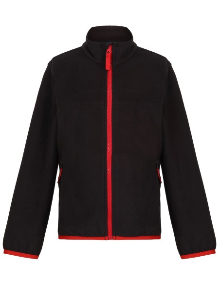 R-RG335-Kids full-zip microfleece