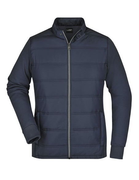 DAI-JN1123-Ladies Hybrid Sweat Jacket