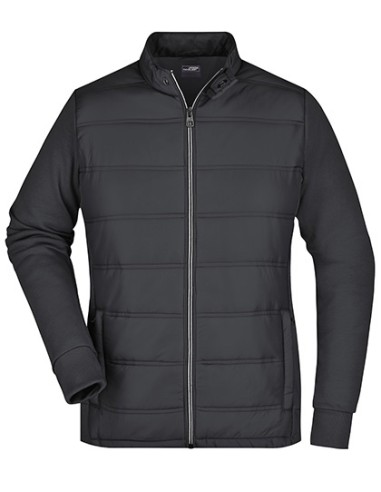 DAI-JN1123-Ladies Hybrid Sweat Jacket