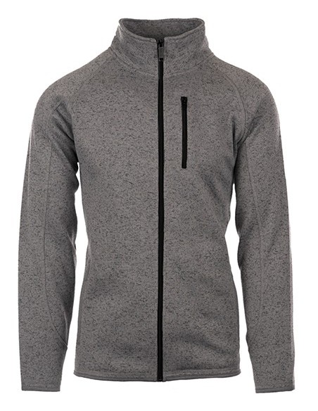 B-3901-Mens Full Zip Sweater Knit Jacket