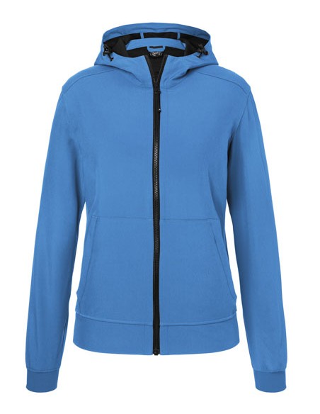 DAI-JN1145-Ladies Hooded Softshell Jacket