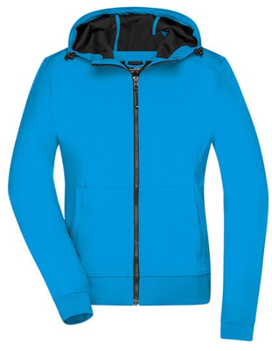 DAI-JN1145-Ladies Hooded Softshell Jacket