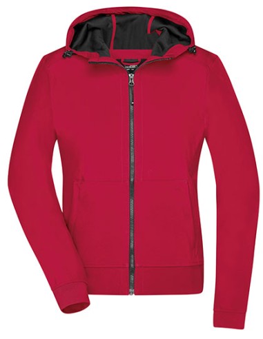 DAI-JN1145-Ladies Hooded Softshell Jacket