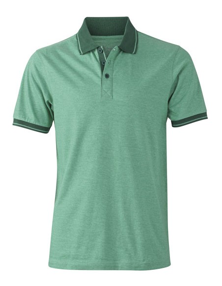 DAI-JN706-Mens Heather Polo