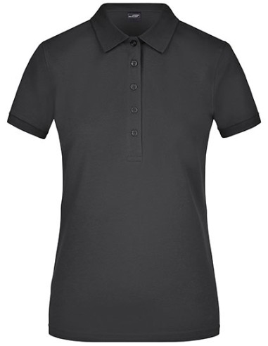 DAI-JN709-Ladies Elastic Polo Piqué