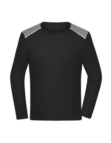 DAI-JN1386-Mens Running Shirt Longsleeve