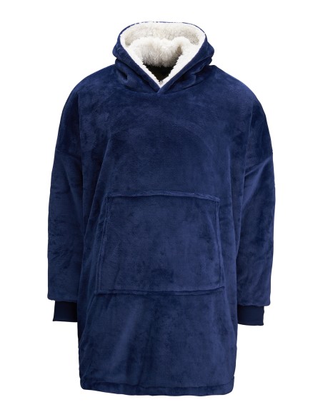 R-RI002-The Ribbon - Sweat à capuche en sherpa, réversible, confortable et oversize