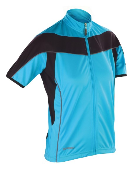 R-S188F-Womens Bikewear Full Zip Performance Top