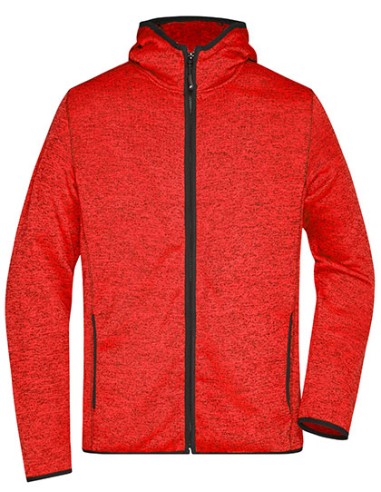 DAI-JN589-Mens Knitted Fleece Hoody
