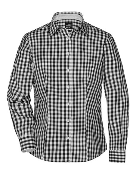 DAI-JN616-Ladies Checked Blouse