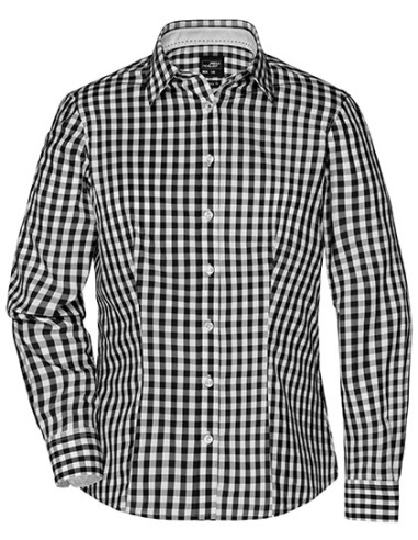 DAI-JN616-Ladies Checked Blouse