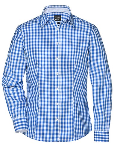 DAI-JN616-Ladies Checked Blouse