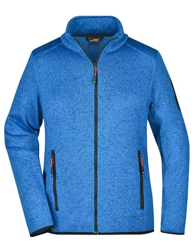 DAI-JN761-Ladies Knitted Fleece Jacket